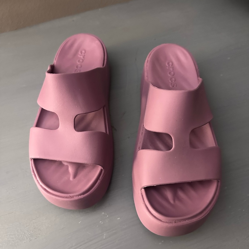 CROCS Women's Pink Slide Mules